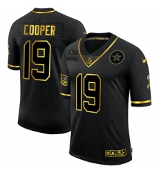 Men's Dallas Cowboys #19 Amari Cooper Olive Gold Nike 2020 Salute To Service Limited Jersey