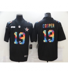 Men's Dallas Cowboys #19 Amari Cooper Rainbow Version Nike Limited Jersey