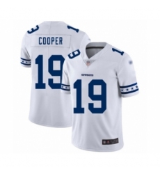 Men's Dallas Cowboys #19 Amari Cooper White Team Logo Fashion Limited Football Jersey