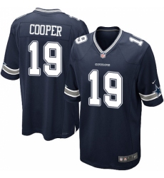 Men's Nike Dallas Cowboys #19 Amari Cooper Game Navy Blue Team Color NFL Jersey