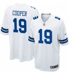 Men's Nike Dallas Cowboys #19 Amari Cooper Game White NFL Jersey