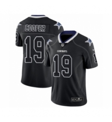 Men's Nike Dallas Cowboys #19 Amari Cooper Limited Lights Out Black Rush NFL Jersey