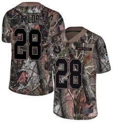 Men's Nike Indianapolis Colts #28 Jonathan Taylor Camo Stitched NFL Limited Rush Realtree Jersey