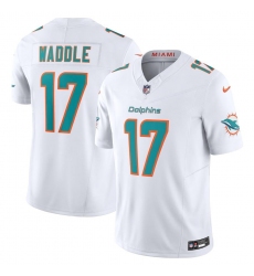 Unisex Miami Dolphins #17 Jaylen Waddle Nike White Vapor F.U.S.E. Limited Jersey