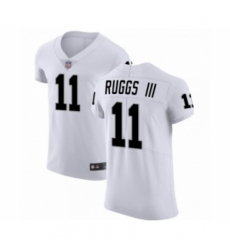 Men Henry Ruggs III #11 Las Vegas Raiders Elite White Vapor Untouchable Jersey