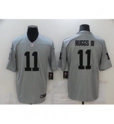 Men's Oakland Raiders #11 Henry Ruggs III Limited Silver Inverted Legend Jersey