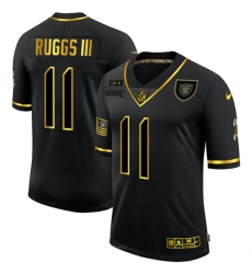 Men's Oakland Raiders #11 Henry Ruggs III Olive Gold Nike 2020 Salute To Service Limited Jersey