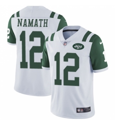 Youth Nike New York Jets #12 Joe Namath White Vapor Untouchable Limited Player NFL Jersey