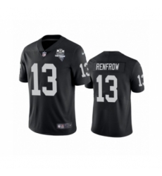 Men's Oakland Raiders #13 Hunter Renfrow Black 2020 Inaugural Season Vapor Limited Jersey