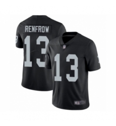 Men's Oakland Raiders #13 Hunter Renfrow Black Team Color Vapor Untouchable Limited Player Football Jersey