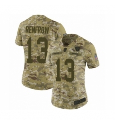 Women's Oakland Raiders #13 Hunter Renfrow Limited Camo 2018 Salute to Service Football Jersey