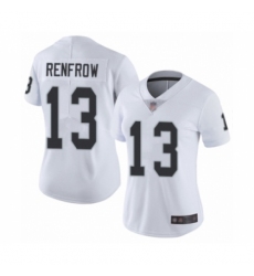 Women's Oakland Raiders #13 Hunter Renfrow White Vapor Untouchable Limited Player Football Jersey