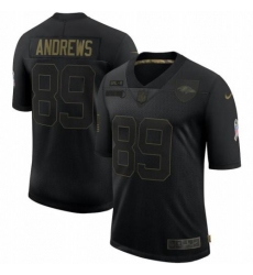 Men's Baltimore Ravens #89 Mark Andrews Nike 2020 Salute To Service Limited Jersey Black