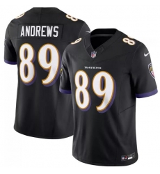 Men's Baltimore Ravens #89 Mark Andrews Nike Black Vapor F.U.S.E. Limited Jersey