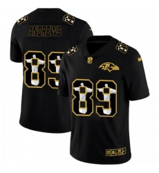 Men's Baltimore Ravens #89 Mark Andrews Nike Carbon Black Vapor Cristo Redentor Limited NFL Jersey