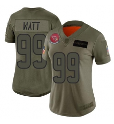 Women's Nike Arizona Cardinals #99 J.J. Watt Camo Stitched NFL Limited 2019 Salute To Service Jersey