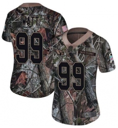 Women's Nike Arizona Cardinals #99 J.J. Watt Camo Stitched NFL Limited Rush Realtree Jersey