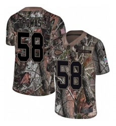 Youth Nike Kansas City Chiefs #58 Derrick Thomas Camo Rush Realtree Limited NFL Jersey