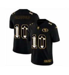 Men's San Francisco 49ers #10 Jimmy Garoppolo Black Jesus Faith Limited Football Jersey