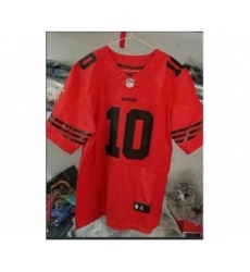 Men's San Francisco 49ers #10 Jimmy Garoppolo red black Jersey