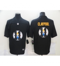 Men's Pittsburgh Steelers #11 Chase Claypool Black Nike Black Shadow Edition Limited Jersey