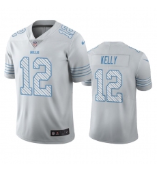 Men's Buffalo Bills #12 Jim Kelly White Vapor Limited City Edition NFL Jersey