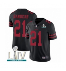 Men's San Francisco 49ers #21 Deion Sanders Black Alternate Vapor Untouchable Limited Player Super Bowl LIV Bound Football Jersey