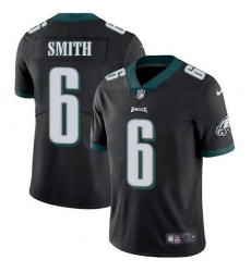 Men's Nike Philadelphia Eagles #6 DeVonta Smith Black Alternate Stitched NFL Vapor Untouchable Limited Jersey