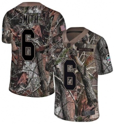 Men's Nike Philadelphia Eagles #6 DeVonta Smith Camo Stitched NFL Limited Rush Realtree Jersey