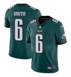 Men's Nike Philadelphia Eagles #6 DeVonta Smith Green Team Color Stitched NFL Vapor Untouchable Limited Jersey