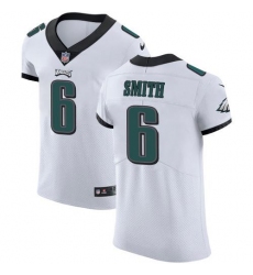 Men's Nike Philadelphia Eagles #6 DeVonta Smith White Stitched NFL New Elite Jersey