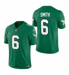 Men's Philadelphia Eagles #6 DeVonta Smith Kelly Green Alternate Vapor F.U.S.E. Limited Jersey