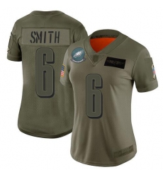 Women's Nike Philadelphia Eagles #6 DeVonta Smith Camo Stitched NFL Limited 2019 Salute To Service Jersey