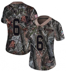 Women's Nike Philadelphia Eagles #6 DeVonta Smith Camo Stitched NFL Limited Rush Realtree Jersey