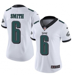 Women's Nike Philadelphia Eagles #6 DeVonta Smith White Stitched NFL Vapor Untouchable Limited Jersey