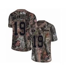 Men's San Francisco 49ers #19 Deebo Samuel Limited Camo Rush Realtree Football Jersey