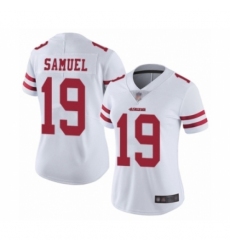 Women's San Francisco 49ers #19 Deebo Samuel White Vapor Untouchable Limited Player Football Jersey