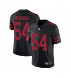 Men's San Francisco 49ers #54 Fred Warner Black Vapor Untouchable Limited Player Football Jersey