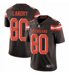 Men's Nike Cleveland Browns #80 Jarvis Landry Brown Team Color Vapor Untouchable Limited Player NFL Jersey