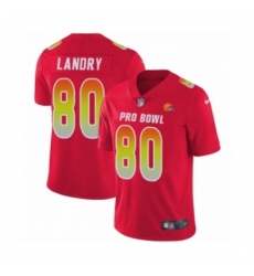 Youth Cleveland Browns #80 Jarvis Landry Limited Red AFC 2019 Pro Bowl Football Jersey