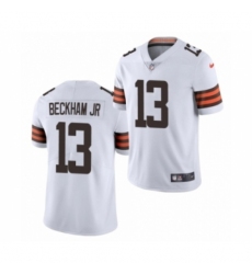 Cleveland Browns #13 Odell Beckham Jr White 2020 Vapor Limited Jersey