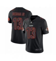 Men's Cleveland Browns #13 Odell Beckham Jr. Limited Black Rush Impact Football Jersey