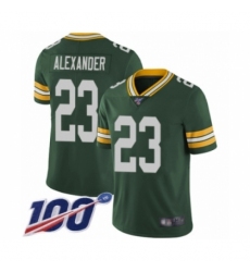 Men's Green Bay Packers #23 Jaire Alexander Green Team Color Vapor Untouchable Limited Player 100th Season Football Jersey