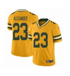 Men's Green Bay Packers #23 Jaire Alexander Limited Gold Inverted Legend Football Jersey