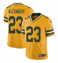 Men's Nike Green Bay Packers #23 Jaire Alexander Elite Gold Rush Vapor Untouchable NFL Jersey