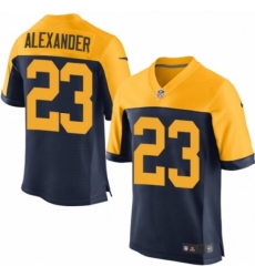 Men's Nike Green Bay Packers #23 Jaire Alexander Elite Navy Blue Alternate NFL Jersey