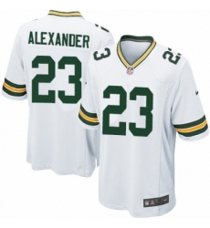 Men's Nike Green Bay Packers #23 Jaire Alexander Game White NFL Jersey