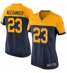 Women's Nike Green Bay Packers #23 Jaire Alexander Limited Navy Blue Alternate NFL Jersey