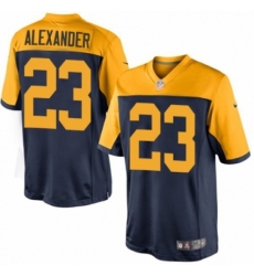 Youth Nike Green Bay Packers #23 Jaire Alexander Limited Navy Blue Alternate NFL Jersey