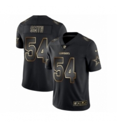 Men's Dallas Cowboys #54 Jaylon Smith Black Golden Edition 2019 Vapor Untouchable Limited Jersey